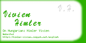 vivien himler business card